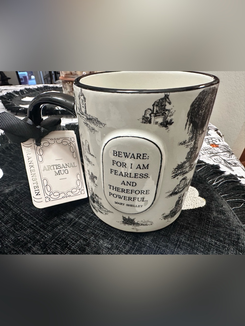 Artisanal Frankenstein Quote Mug